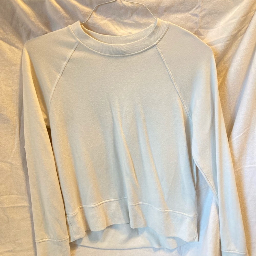 Cream crew Neck